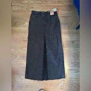 Brown reformation skirt